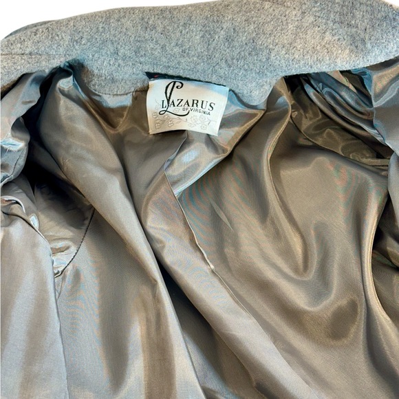 ALORNA' Lazarus of Virginia' Wool blend Single-breasted Union made, Overcoat USA - Picture 10 of 13